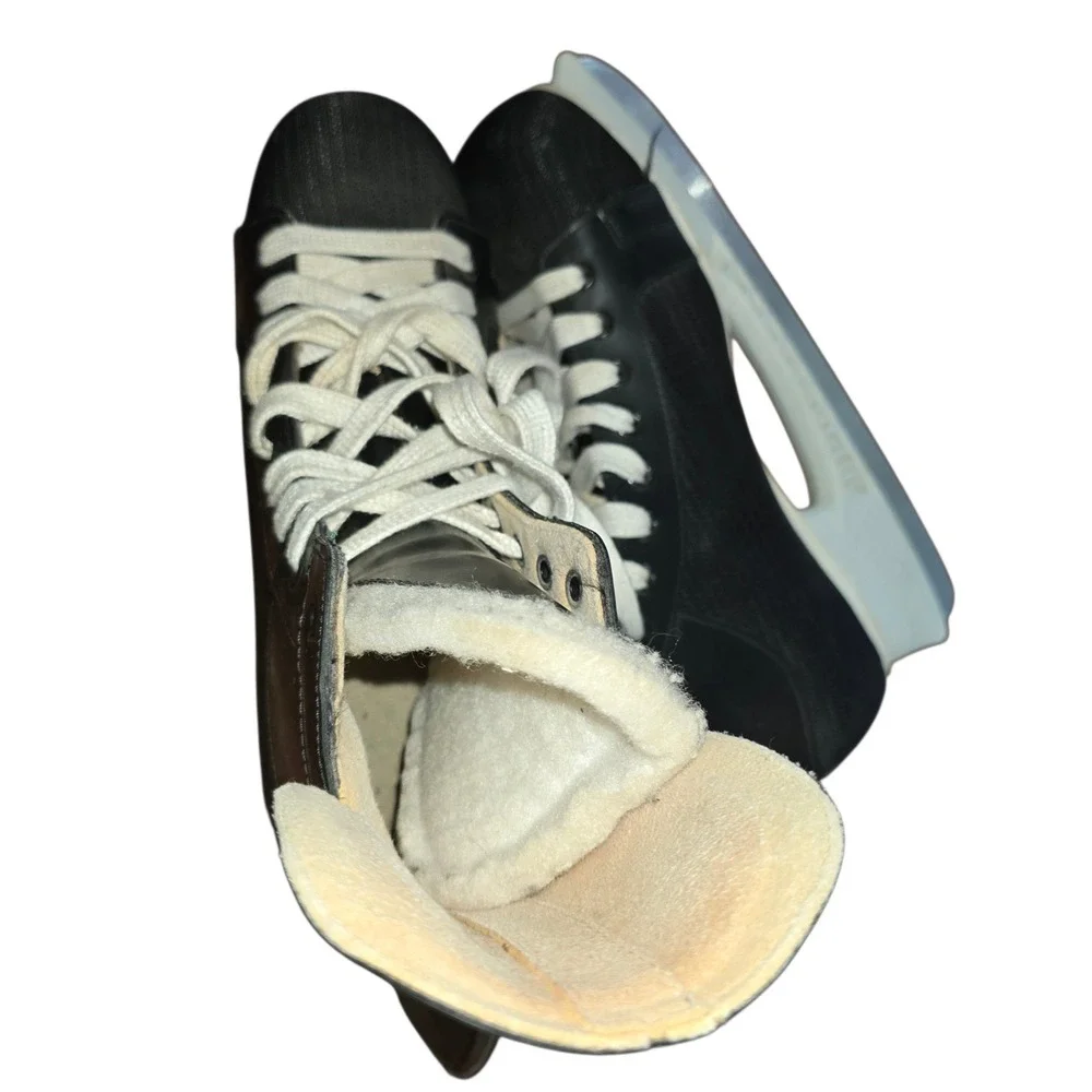 Bauer Impact 20 Mens Ice Hockey Skates Black White Size 11 EU 45 UK 10
